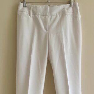 Sharagano White lined women's slacks Size 4